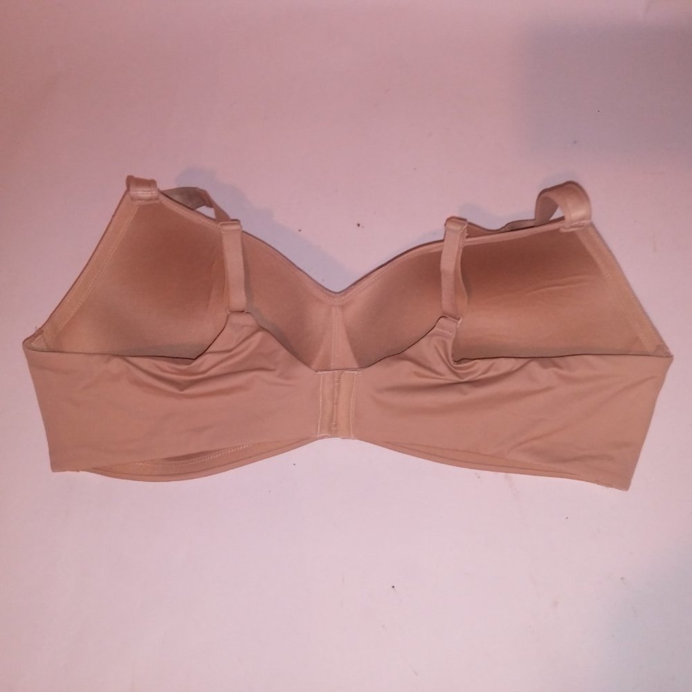 Auden Bra 44c Solid Beige Lightly Lined Wireless … - image 5